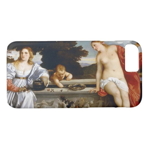 Sacred and Profane Love Tiziano Vecelli 1515 iPhone 87 Case