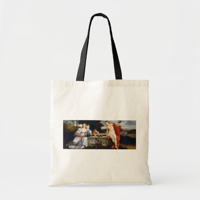 Sacred and Profane Love, Tiziano Vecelli, 1515 Tote Bag (Front)