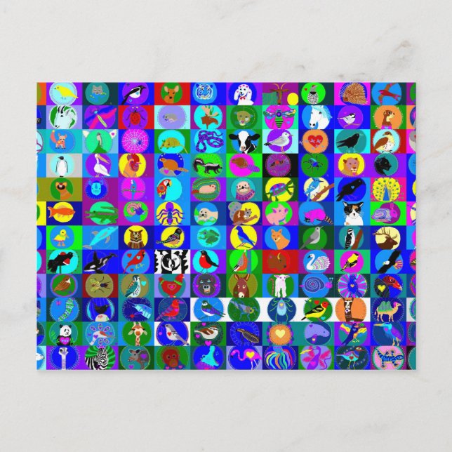 Sacred Animal Songs Postcards (Front)