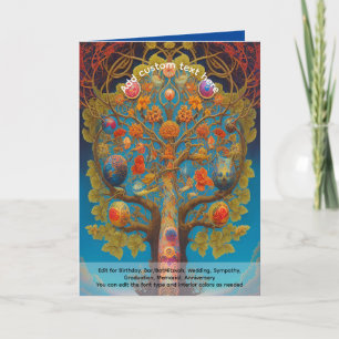 Sacred Art Mystical Tree of Life Spiritual Dreamer Card