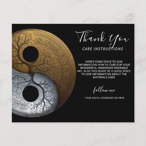 Sacred Balance | Yin Yang Symbol Flyer