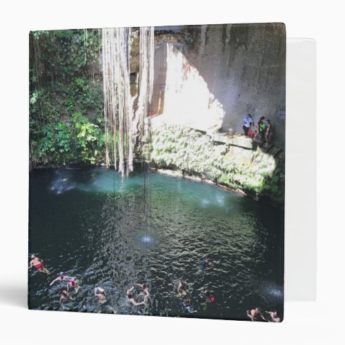 Sacred Blue Cenote Ik Kil Mexico 4 Binder