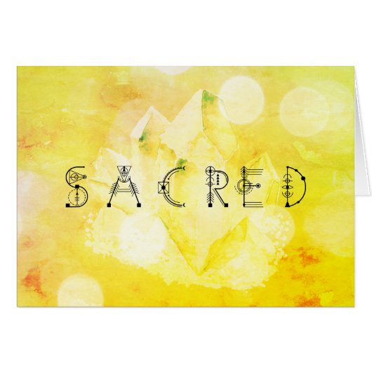*~* SACRED Bright Yellow Gold Green (Front Horizontal)
