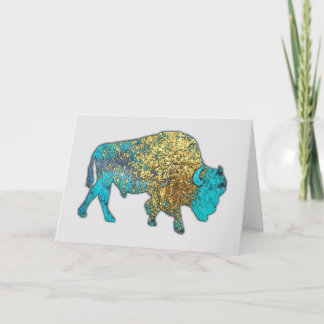 Sacred Buffalo - Talking Canyons, New Mexico Card