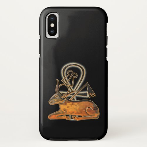 Sacred Bull Egyptian 3D iPhone X Case