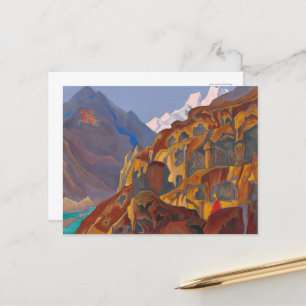 Sacred Caves by Nicholas Roerich Holiday Postcard