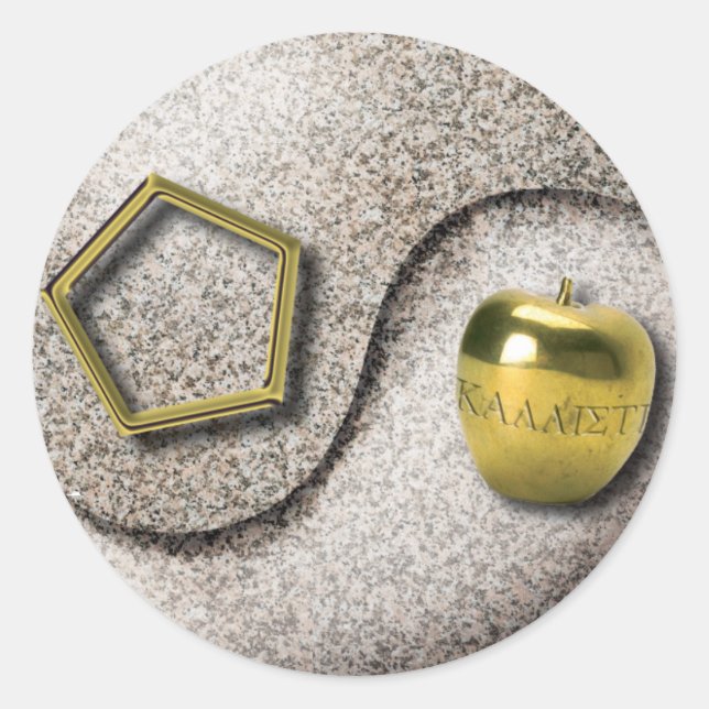 Sacred Chao Classic Round Sticker (Front)