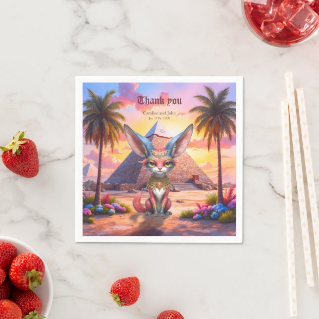 Sacred Desert Guardian Napkins (Insitu)