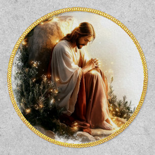 Sacred Devotion: Jesus in Prayer Patch