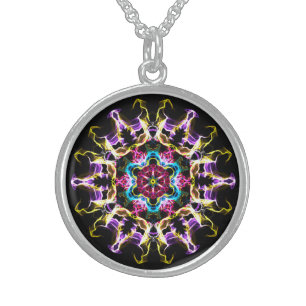 Sacred Divinity Energy Physical Healing Talisman Sterling Silver Necklace