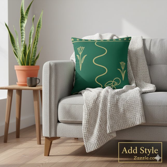 Sacred Egyptian Symbols Abstract Art Throw Pillow (Creator Uploaded)