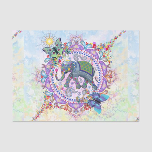Sacred Elephant Tissue Paper (Front)