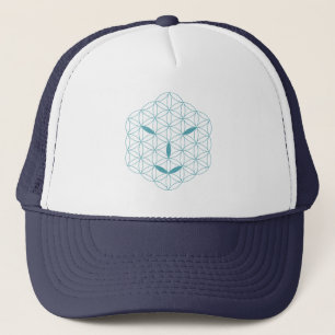 Sacred face - Arcturian 02, Sea Green-Tr. Trucker Hat