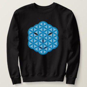 Sacred face - Arcturian, Blue. Sweatshirt