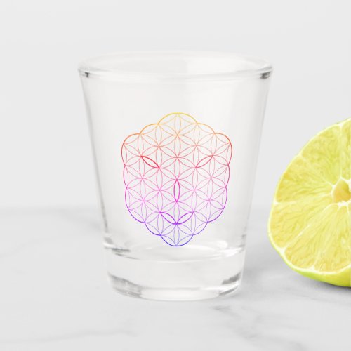 Sacred face _ Arcturian Cl_Tr Shot Glass