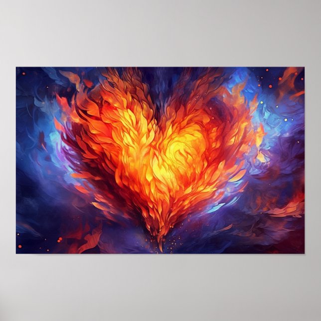 Sacred Flame of Love Poster (Front)