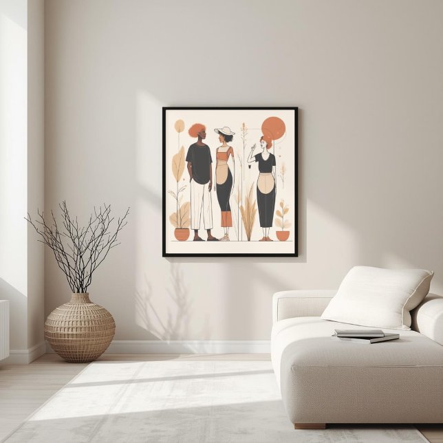 Sacred Form – Modern Feminine Geometry Poster (Creator Uploaded)