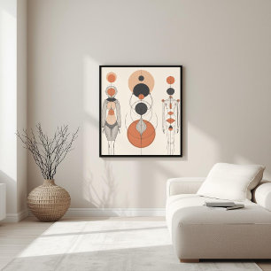 Sacred Form – Modern Feminine Geometry V Poster