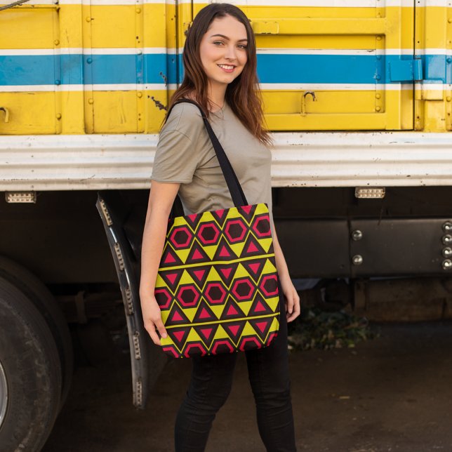 Sacred geo pattern tote bag (Creator Uploaded)