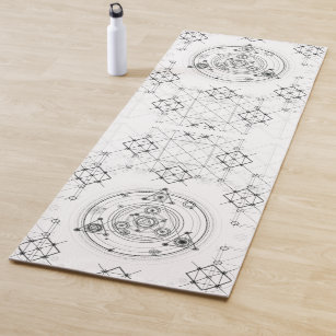 sacred geometry yoga mat