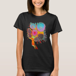 Sacred Geometry Artistic Colorful Multicolor Rainb T-Shirt