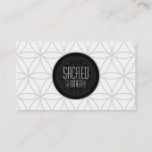 sacred geometry business card (Back)