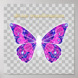 Sacred Geometry Butterfly Art | Digital Download Poster