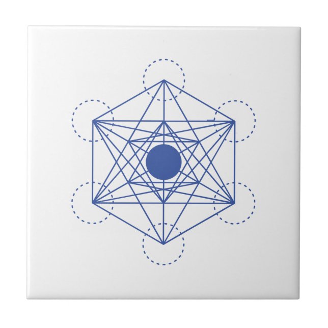 Sacred Geometry Ceramic Tile (Front)