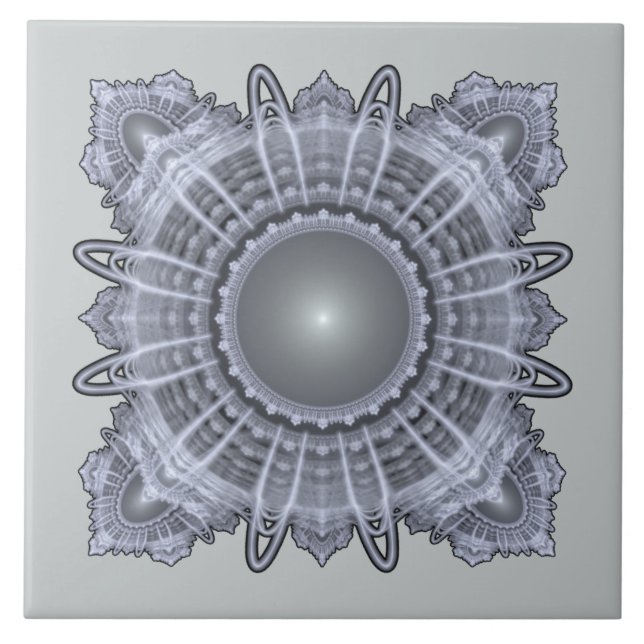 Sacred Geometry Ceramic Tile (Front)