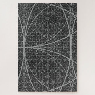 Sacred Geometry Circles Flower of Life Jigsaw Puzzle