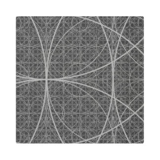Sacred Geometry Circles Flower of Life Metal Print