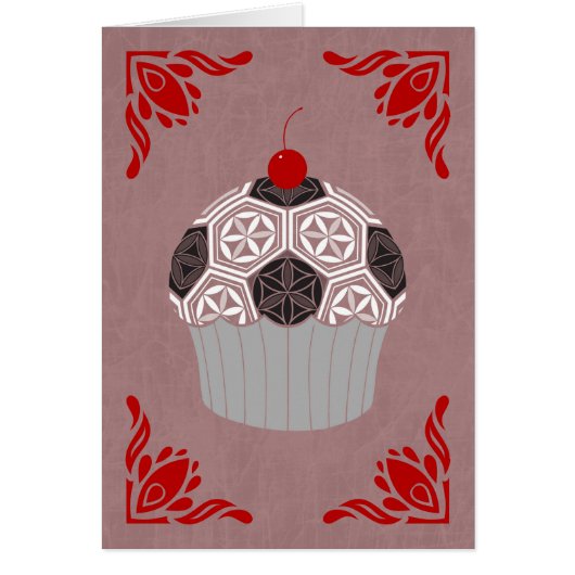 sacred geometry cupcake cards (Front)