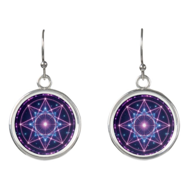 Sacred Geometry earrings (Front)
