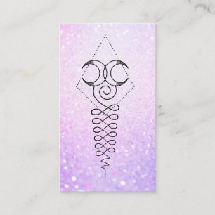 *~* Sacred Geometry Enlightenement Nirvana Pastel Business Card