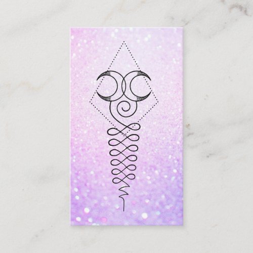  Sacred Geometry Enlightenement Nirvana Pastel Business Card