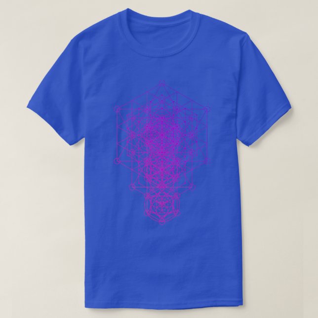Sacred Geometry Flower Dimensions T-Shirt (Design Front)