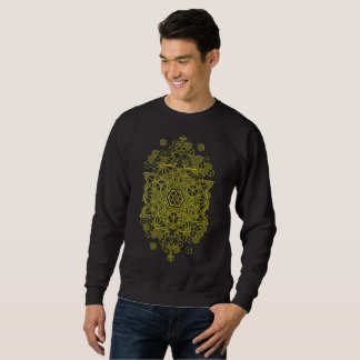 Sacred Geometry Geometric Merkabah 64 Tetrahedron  Sweatshirt