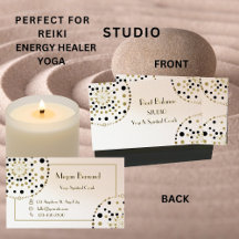 Sacred Geometry Gold & Black Yoga Reiki Healer