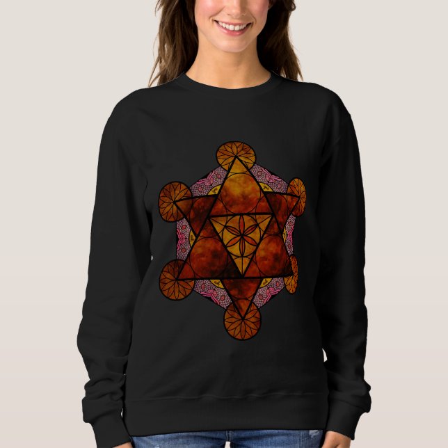 Sacred Geometry Ignis Tri Blend Sweatshirt (Front)