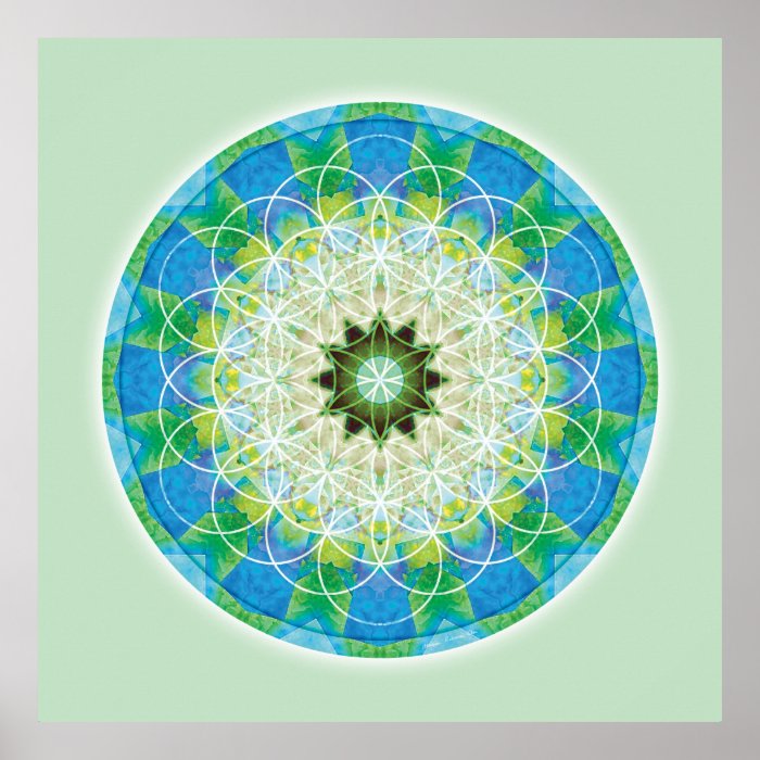 Sacred Geometry Mandala 12 Poster