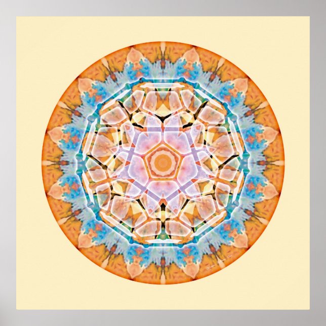 Sacred Geometry Mandala 5 Poster (Front)