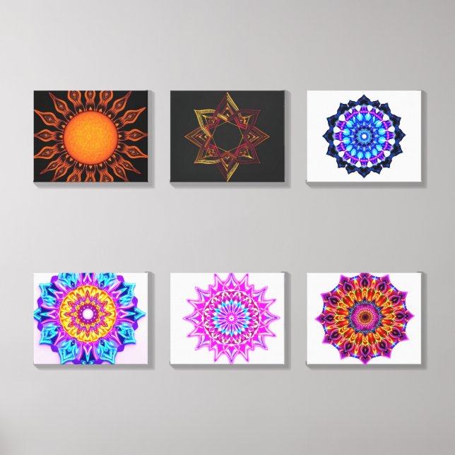 Sacred Geometry & Mandala Art Photo Tile Set  (Front Set)