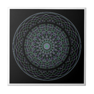 Sacred Geometry Mandala Ceramic Tile