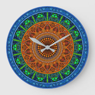 Sacred Geometry Mandala Clock