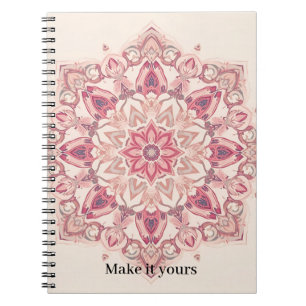 Sacred Geometry Mandala Phone Case – Personalized Notebook