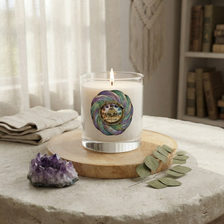 Sacred Geometry Manifestation Symbol Scented Candle