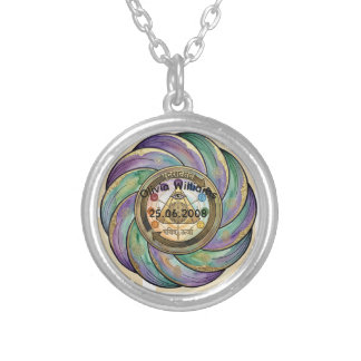 Sacred Geometry Manifestation Symbol Silver Plated Necklace