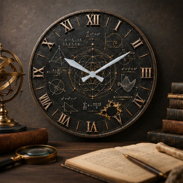 Sacred Geometry Math  Large Clock (Creator Uploaded)