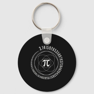 Sacred Geometry Pi Math Science Stem 3.14 Pi Day 3 Keychain