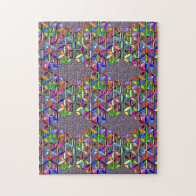 Sacred Geometry Puzzle 11" x 14" (252 pieces) (Vertical)